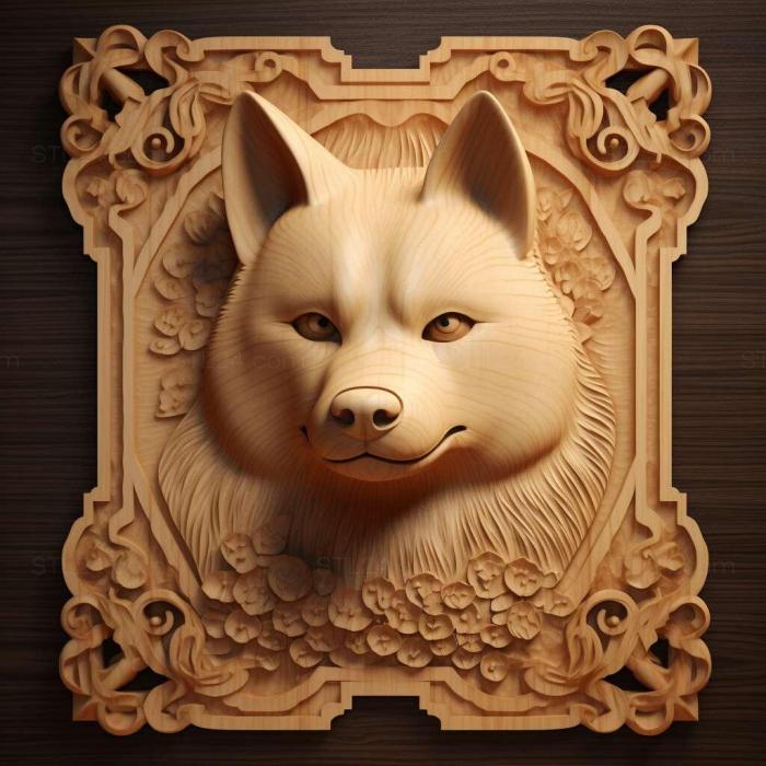Nature and animals (shiba inu 4, NATURE_7768) 3D models for cnc